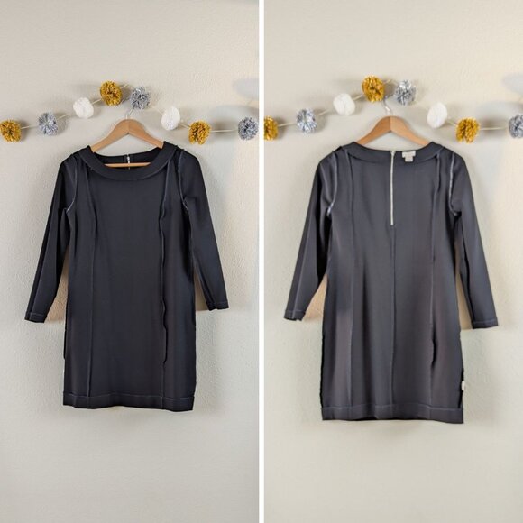 J. Crew Black Ponte Sheath Dress - Size Small - Picture 9 of 15